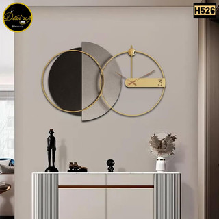 ساعت ترکیب چوب و فلز کد H526 دکور وی آی پی